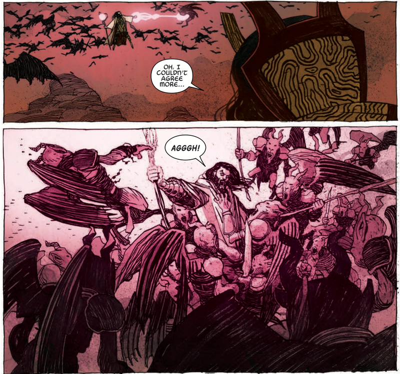 Illustration for article titled Donny Cates brings the thunder on Doctor Strange and Thanos